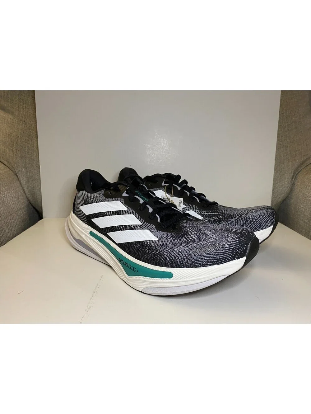 Adidas Supernova Prima 2 JS1887 Mens Sneaker US 8.5 Black White Running Shoes
